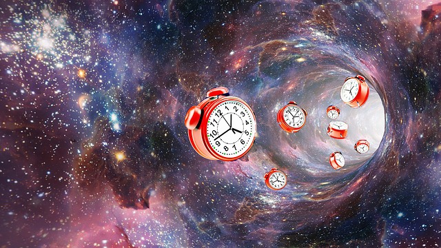 fantazy představa cestování časem ve vesmíru